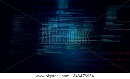 Programming Code Abstract Technology Background Of Software Developer And  Computer Script