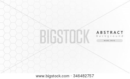 White Modern Hexagon Abstract Background,simple Advertisement Background,modern White Simple Backgro