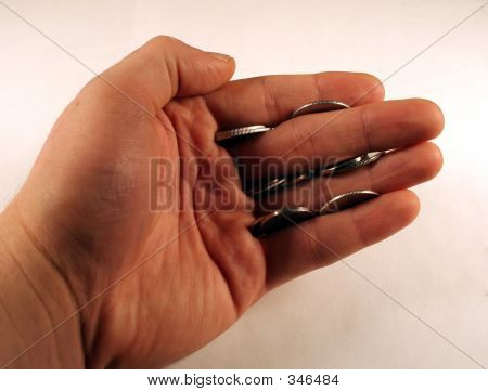 Glida genom fingrarna