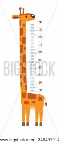 Giraffe Meter Wall Or Height Chart Or Wall Sticker