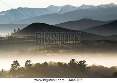 Paesaggio nebbioso