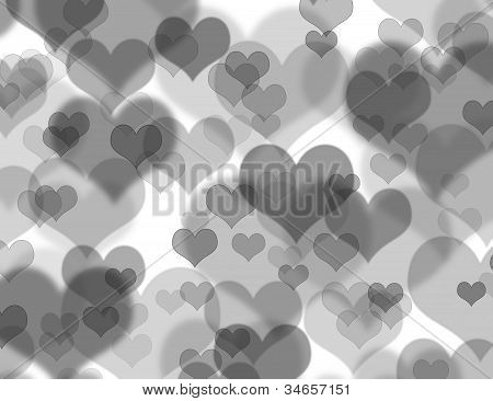 Cuore bello sfondo Boheh