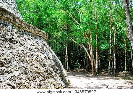 Cobá Is An Archaeological Site Of Pre-columbian Mayan Culture, Located In Southeastern Mexico, In Th