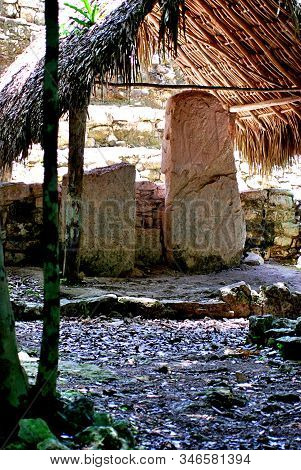 Cobá Is An Archaeological Site Of Pre-columbian Mayan Culture, Located In Southeastern Mexico, In Th