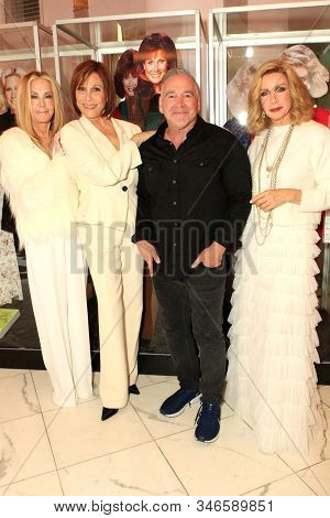 LOS ANGELES - JAN 18: Joan Van Ark, Donna Mills, Michele Lee, Michael Fairman at the Hollywood Museum's celebration for the 40th Anniversary of 