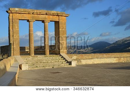One Detail Of City Of Sambuca, Sicily