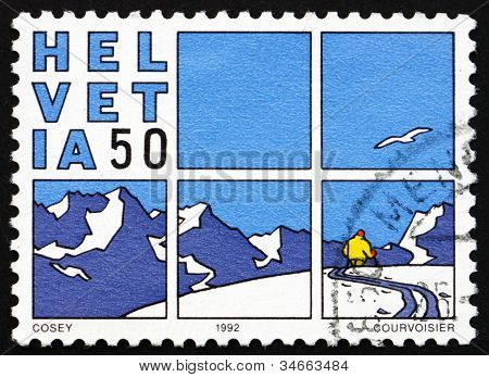 Poštovní známka Švýcarsko 1992 Comic strip, Cosey