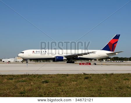 Delta Airlines Boeing 767 pasażerskich samolotów odrzutowych