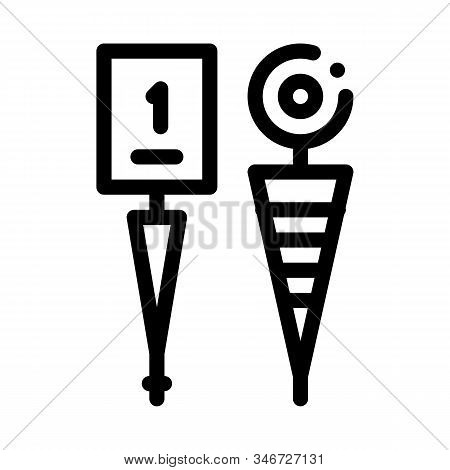 Championship Cup Icon Vector. Outline Championship Cup Sign. Isolated Contour Symbol Illustration