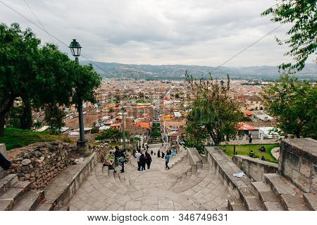 Viewpoint Of Santa Apolonia In Cajamarca Peru - November, 2019