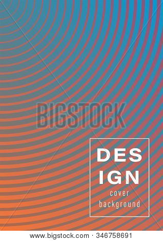 Abstract Background Flat Circles Card 4