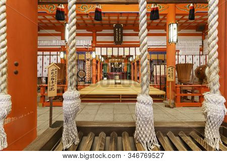 Wakayama Prefecture , Japan - May 8 , 2018 : Kumano Nachi Taisha Is A Shinto Shrine And Part Of The 