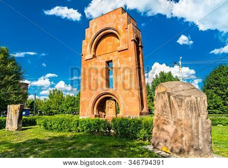 View Of The Bagratunyats Monument In Gyumri - Shirak, Armenia