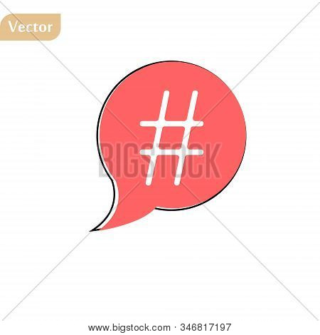 Red Simple Thin Line Vector Photo Free Trial Bigstock