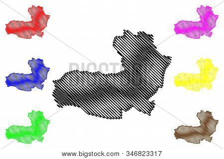 Aragatsotn Province (republic Of Armenia, Administrative Divisions Of Armenia) Map Vector Illustrati