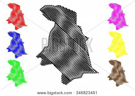 Kotayk Province (republic Of Armenia, Administrative Divisions Of Armenia) Map Vector Illustration, 