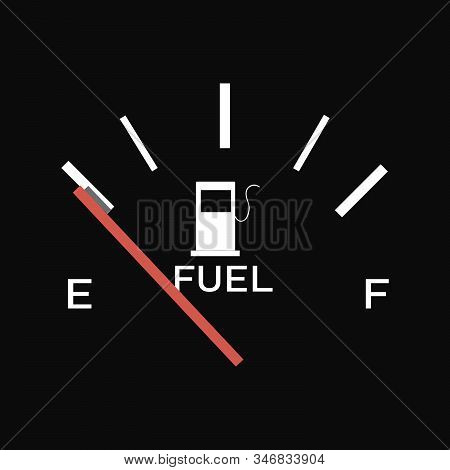 Full Fuel Gauge Icon Vector & Photo (Free Trial) | Bigstock