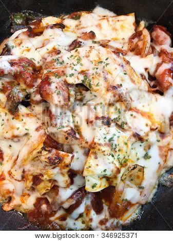 Hot And Spicy Rice Cake Or Tokboki, Ready To Eat Or Serve