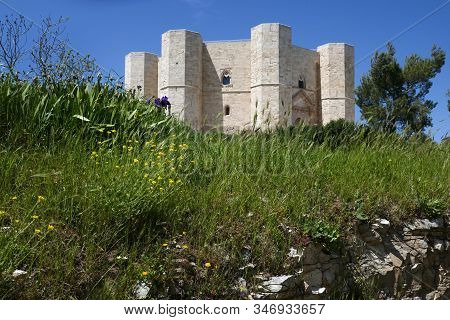 Castel Del Monte (castle Of The Mount) In Apulia, Italy. World Heritage Site Since 1996.