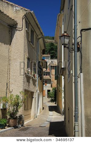 Village Street In The Provence