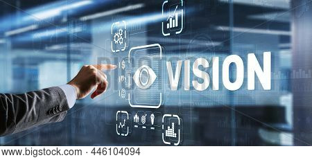 Vision Direction Future Business Inspiration Motivation Concept