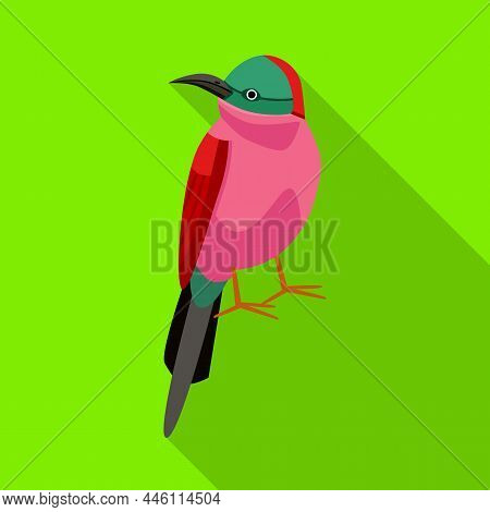 Isolated Object Of Bird And Bee-eater Sign. Collection Of Bird And Wing Stock Vector Illustration.
