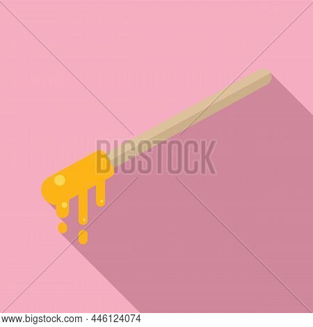 Wax Use Stick Icon Flat Vector. Seal Stamp. Hair Removal