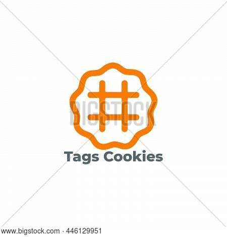 Tags Social Media Pie Cookies Symbol Vector