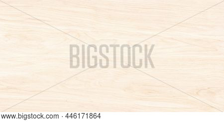 Beige Wooden Texture With Natural Pattern. Light Wooden Background. Teak Wooden Table