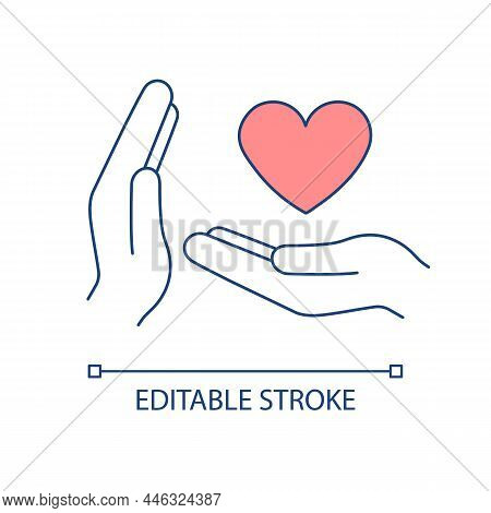 Decline Of Romantic Relationship Rgb Color Icon. Separated Partner. Couple Problem. Divorce Reason. 