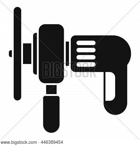 Grinding Wheel Machine Icon Simple Vector. Grinder Tool. Hand Saw