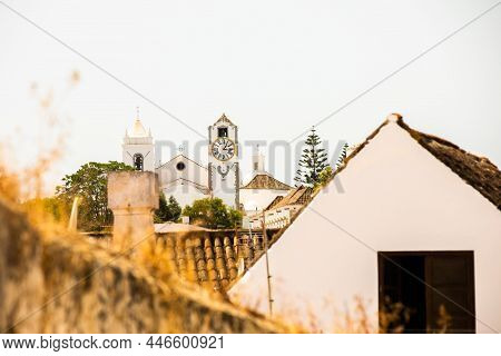 Architecture Details Of Tavira Small City, Algarve, Portugal