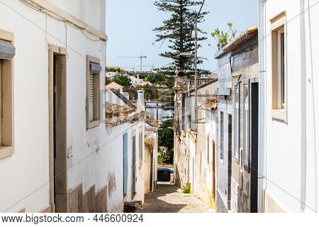 Architecture Details Of Tavira Small City, Algarve, Portugal