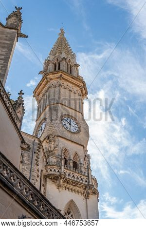 General View Of The Christian Parish Church Mare De Deu Dels Dolors, In The Majorcan Town Of Manacor