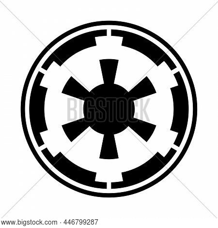 First galactic empire symbol icon with a white background
