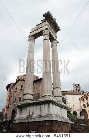 The Temple Of Apollo Sosianus In Rome