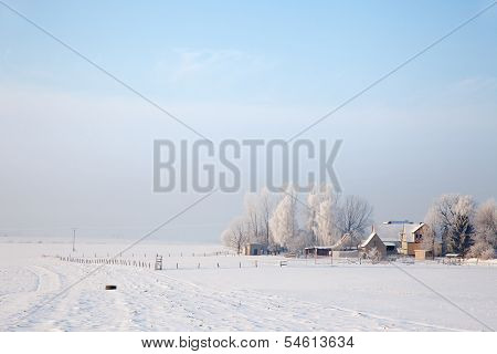 winter landscape in Thuringia