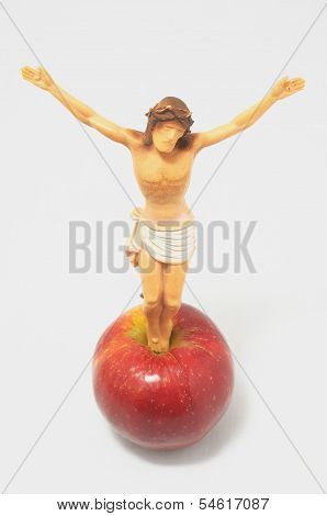 Bible Eva's Sin Red Apple