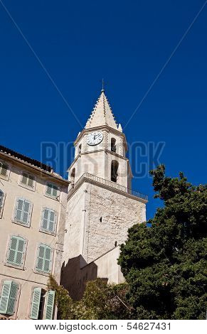 Bell Tower Of Church Notre-dame-des-accoules In Marseilles