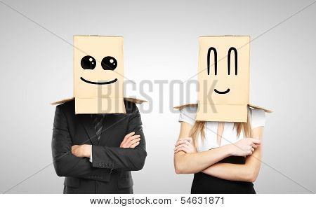 Smiling Box On Head
