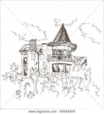 Old building sketch