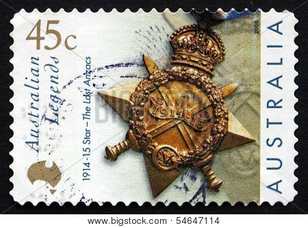 Postage Stamp Australia 2000 Star, The Last Anzacs