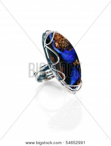 Ring With Opal