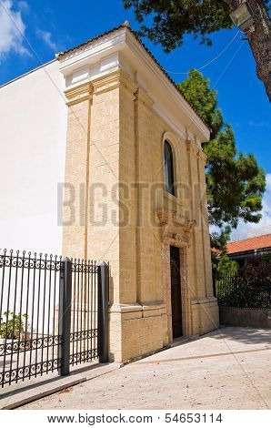 Church of Madonna della Libera. Rodi Garganico. Puglia. Italy.