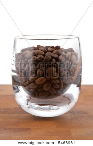 Coffea Bohnen im Glas