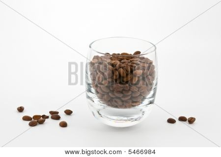 Coffea Bohnen im Glas