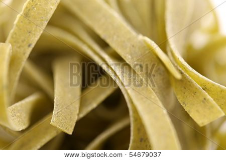 Tagliatelle paglia e fieno tipycal italian pasta