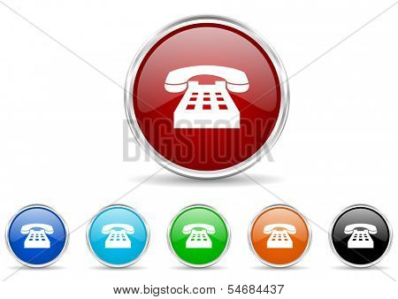 phone icon set