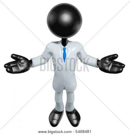 3D Vector liikemies merkki