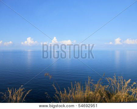 Sky and sea